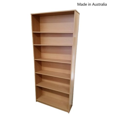 Bookcase Solid Back 18mm H2100xW900xD300mm 5Sh L2