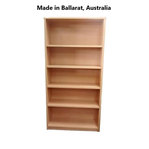 Bookcase Solid Back 25mm H1800xW900xD320mm 4Sh L2