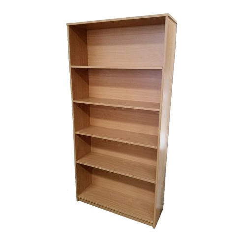 Bookcase Solid Back 25mm H1800xW900xD300mm 4Sh L1