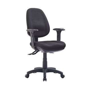 P350 HB Chair w/Arms 3L 130kg  Metro Black