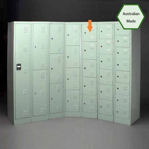 Locker 5 Tier H1800xW380xD457mm Keylocking