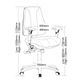 Comfort-C Task Chair with Arms Fabric 3  150kg