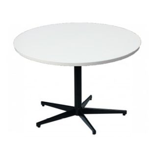 Table Round 900mm Diam 25mm Blk Zurich Polarwhite