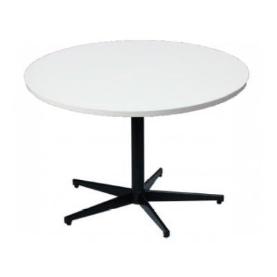 Table Round 900mm Diam 25mm Black Zurich L1