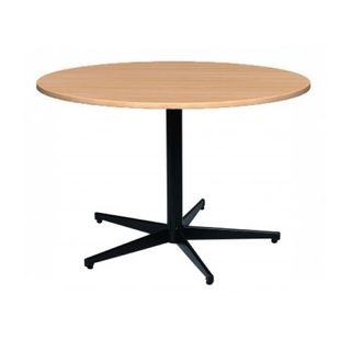 Table Round 900mm Diam 25mm Black Zurich L2