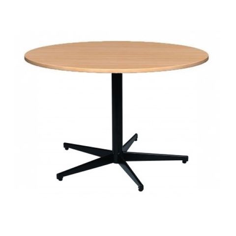 Table Round 900mm Diam 25mm Black Zurich L2