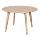 Belmont 1050mm Round Extension Table. Opens1380mm
