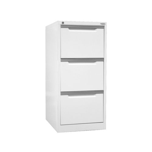 Steelco A3, 3 Drawer Vertical Filing Cabinet H1320xW580xD620 White