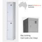 Steel Lockers STR - Flat Top - 1840mm high - Australian Made