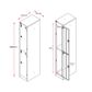 Go Flat Top Lockers - Imported - 305mm wide, 1830mm high