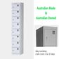 Flat Top Lockers - Australian Made - 380mm Wide, 1800mm High