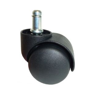 Chair Castor PU Load Brake locks when seated 50mm Pack 5