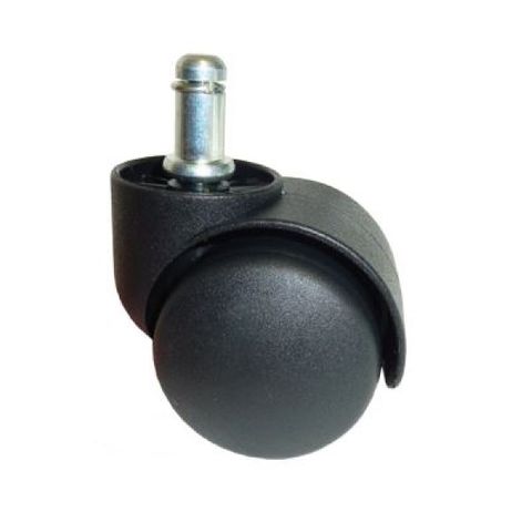 Chair Castor PU Load Brake locks when seated 50mm Pack 5