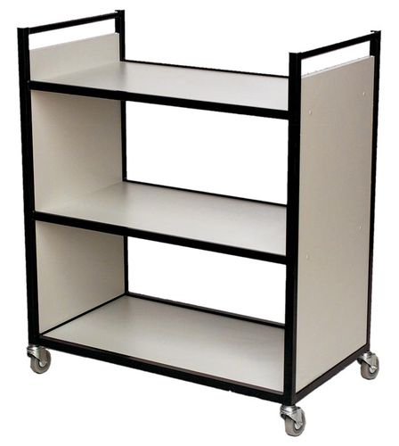 Flat Shelf Book Trolley H1050xW900xD500mm