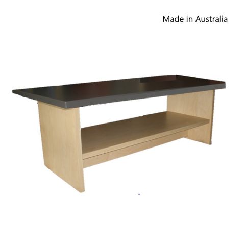 Coffee Table L1200xD600xH450mm Magazine shelf L2