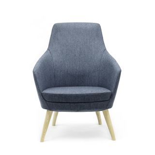 Nora Tub Chair Timber 4-leg base F1