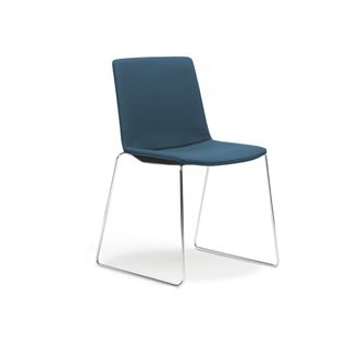 Jubel Chair Chrome Sled Base Upholstered F1 125kg