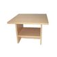 Coffee Table with Magazine Shelf 600x600mm