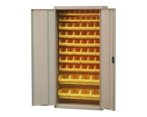 Bin Storage Cabinet with Doors H1840xW900xD350mm