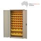 Bin Storage Cabinet with Doors H1840xW900xD350mm