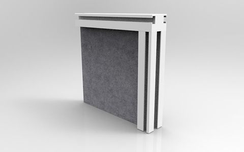 S30 desktop screen L1200 x H500 x 30mm Rim Sensations Range