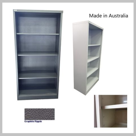 Coform Open Bay Shelving H1800xW906xD457mm 3 Adj Shelves. Australian Made