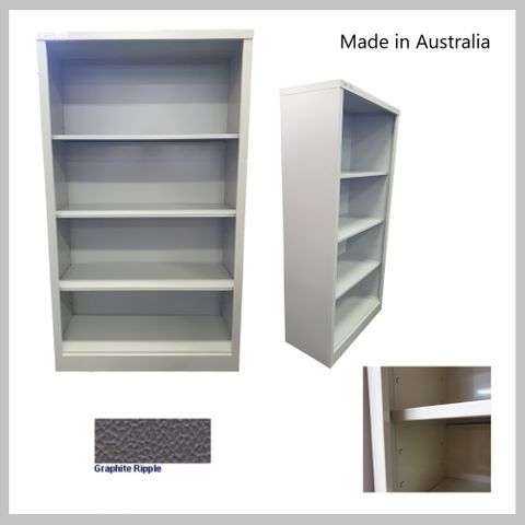 Coform Open Bay Shelving H1800xW906xD457mm 3 Adj Shelves. Australian Made