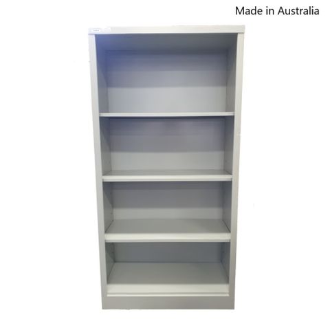 Open Bay Shelving H1800xW906xD457mm, 3 Adj Sh Silver Grey