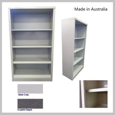 Coform Open Bay Shelving H1800xW906xD457mm 3 Adj Shelves. Australian Made