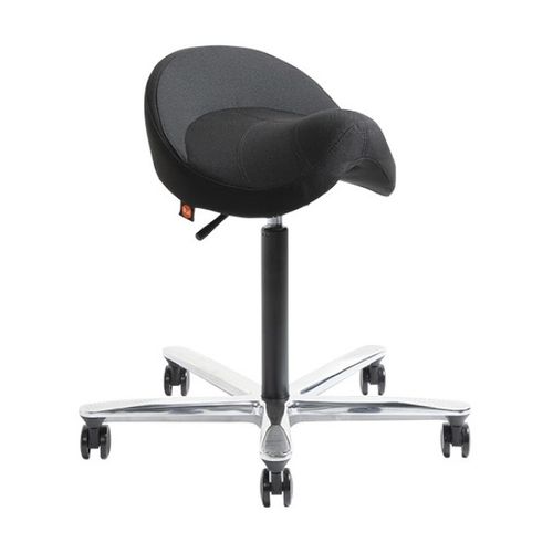 Norj 4D Saddle stool  150kg  Fabric: Black