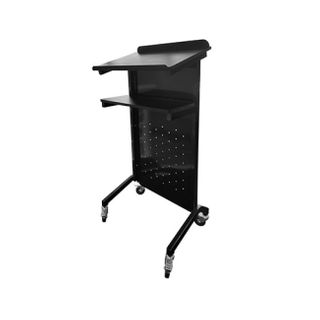 Lectern Mobile Black H1205xW445xD450mm Boxed