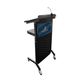 Lectern Mobile Black H1205xW445xD450mm Boxed