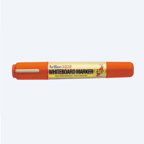 Artline 525T Whiteboard Marker Dual Nib Orange Pen