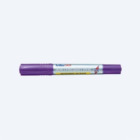 Artline 525T Whiteboard Marker Dual Nib Purple Pen