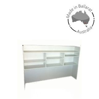 Hutch Medium Lip L1700xH1200xD300mm 3-Section L1