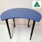 Sebel Orio Bite Height Adjustable Table 900mm Dia Blue