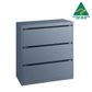 Lateral Filing Cabinet 3 Drawers H1020xW900xD450mm