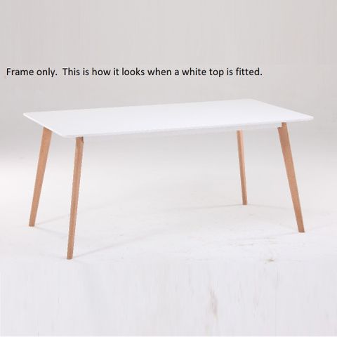 Acti Table Frame only H710mm Beech legs. Suit top 1600x900mm