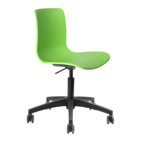 Acti Swivel Chair Blk Base PP Shell 110kg