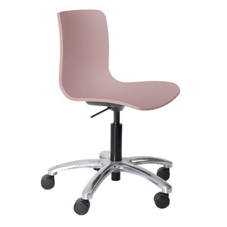 Acti Task Swivel Chair, Plastic Shell, Chrome Base, 110kg