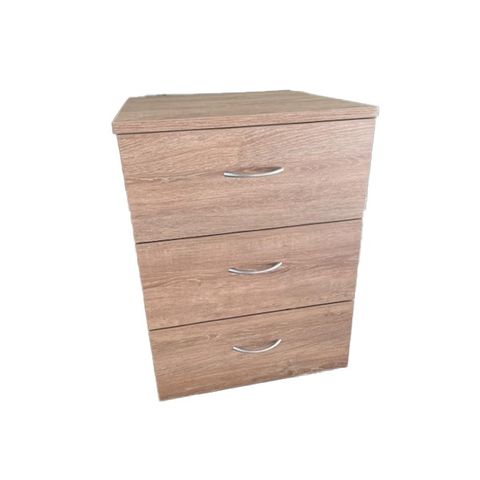 Mobile Pedestal Melamine Range - 3 Even Drawers - W470 x H640 x D511mm