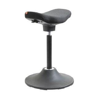 Pergo Wave 4D Stool Blk Frame Blk Fabric seat 150kg