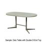 Oslo Table Range - Size 1800 x 900mm