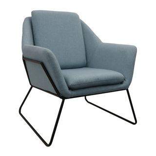 Cardinal Single Armchair Blue Fabric 150kg