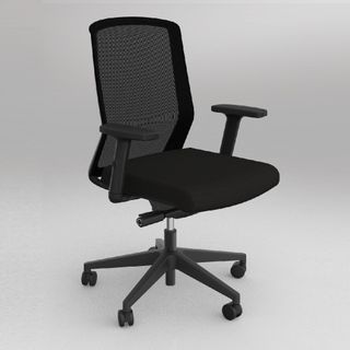 Motion Chair Sync with Arms 2L SS Black 160kg