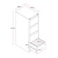 GO 4 Dr Filing Cabinet H1321xW460xD620mm Silver Grey