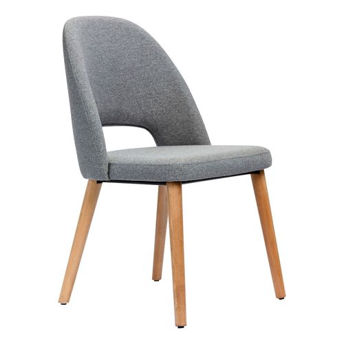 Semifreddo Chair Timber Legs Fabric Upholstered 150kg