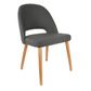 Semifreddo Chairs, Woven Fabric, Velvet, Vinyl or Suede, 150kg
