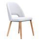 Semifreddo Chair, Fabric: Vinyl or Suede, 150kg