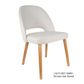 Semifreddo Chairs, Woven Fabric, Velvet, Vinyl or Suede, 150kg